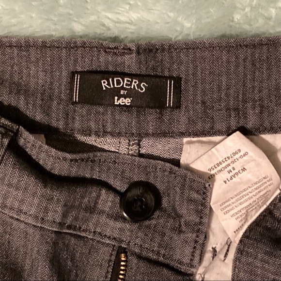 Lee Rider Dark Gray Wide Leg Pants - Picture 2 of 4